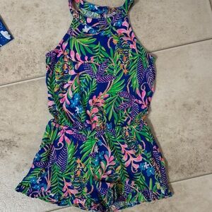 Lilly Pulitzer girls romper size XS 4-5